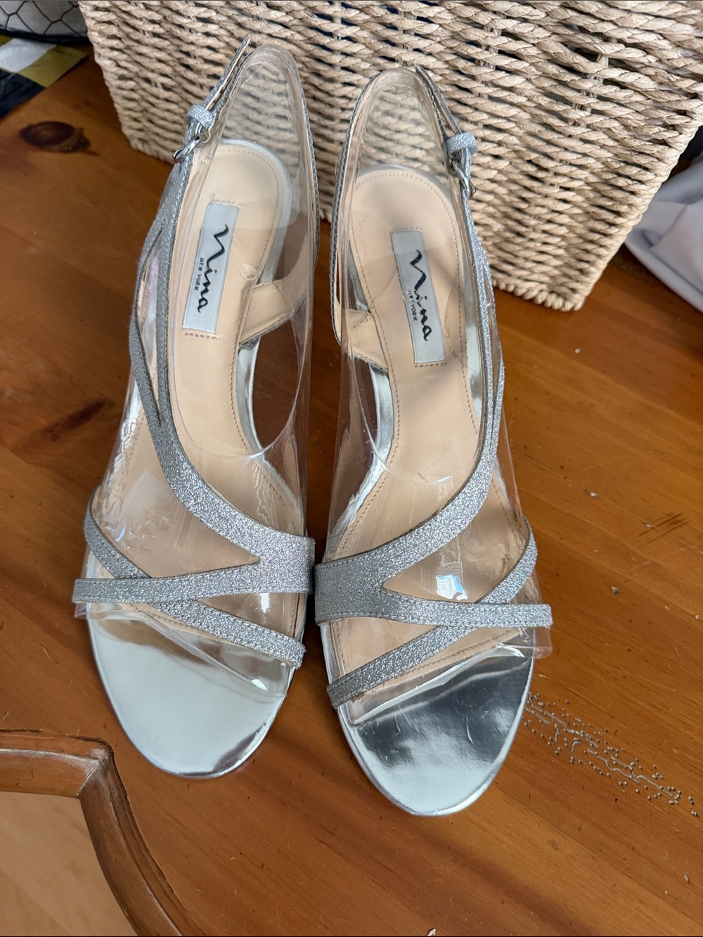 Nina Silver Slingback 2.5” Sandals